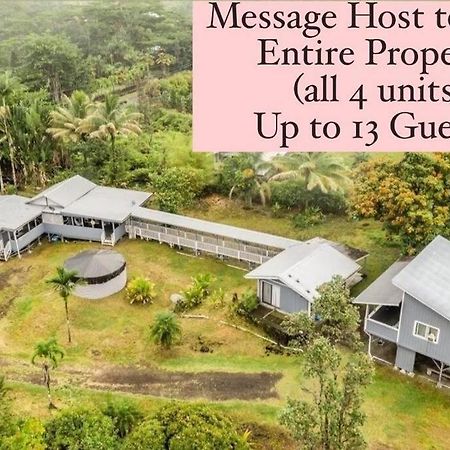 Monstera Bungalow, Spacious, King Bed, Big Kitchen Keaau Dış mekan fotoğraf
