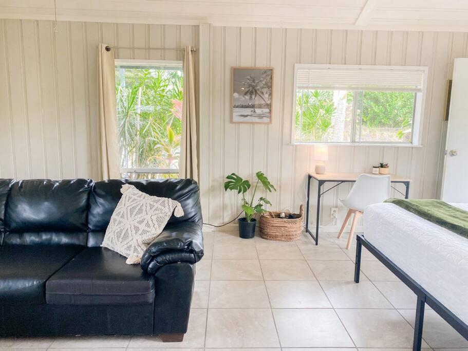 Monstera Bungalow, Spacious, King Bed, Big Kitchen Keaau Dış mekan fotoğraf